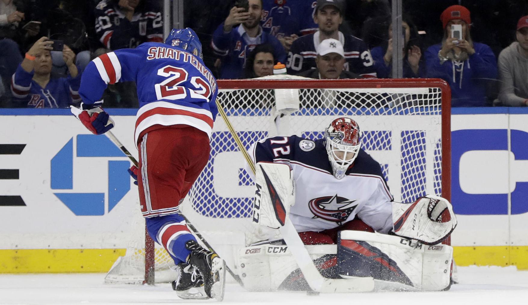 Blue Jackets Rangers Hockey